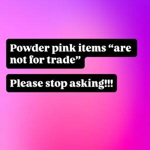 Coach powder pink items ARE NOT FOR TRADE